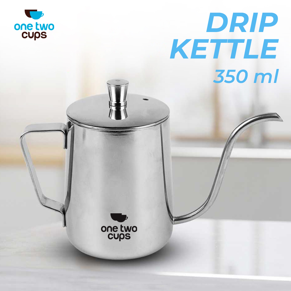 One Two Cups Teko Kopi Leher Angsa Gooseneck Pour Over Drip Kettle - A052