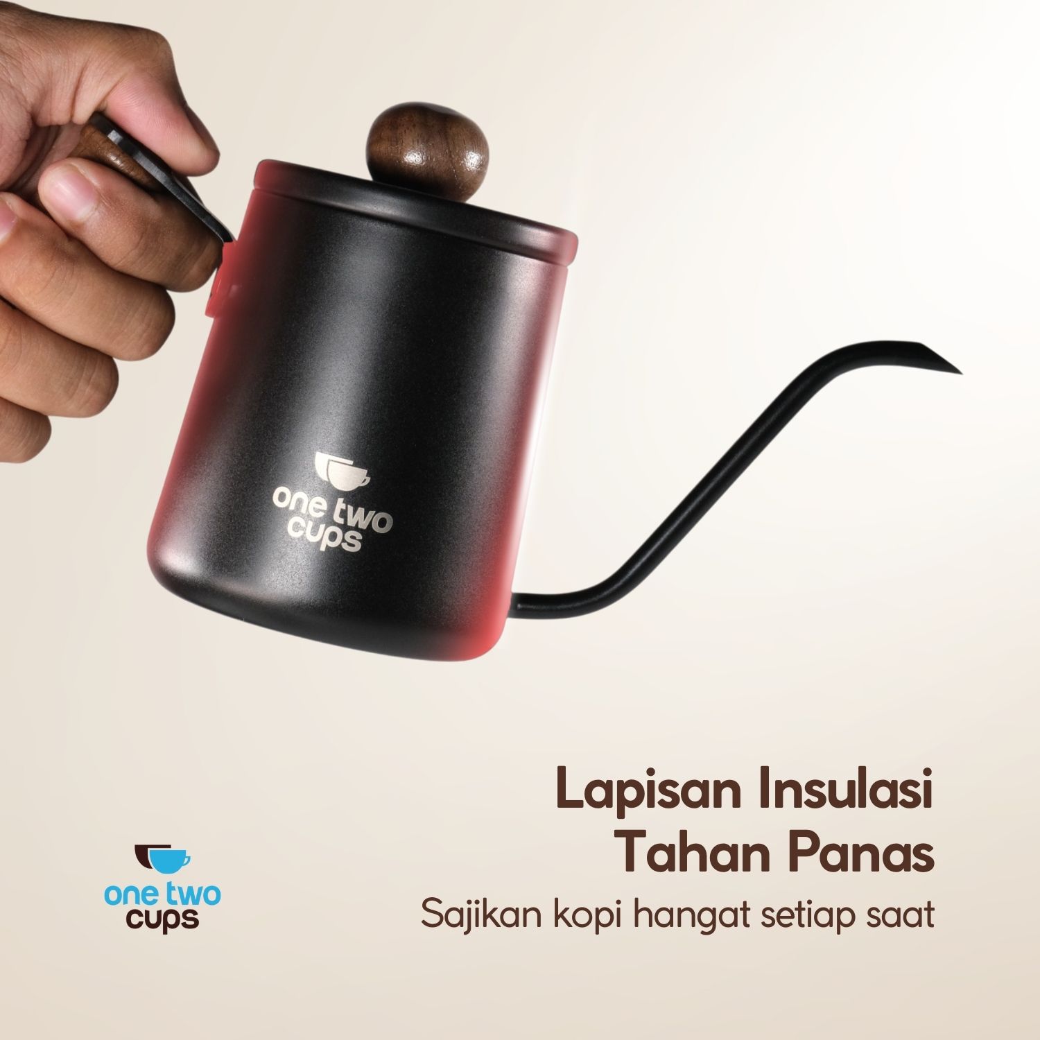 One Two Cups Teko Kopi Leher Angsa Gooseneck Pour Over Kettle - OTC-36