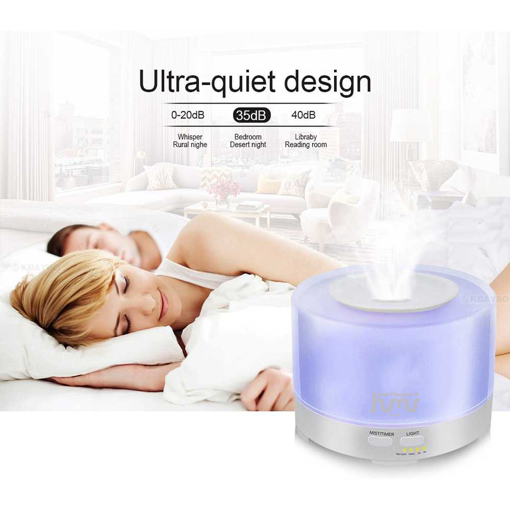 Taffware HUMI Air Humidifier Mini Ultrasonic Diffuser RGB 500ml Remote - HUMI H14A