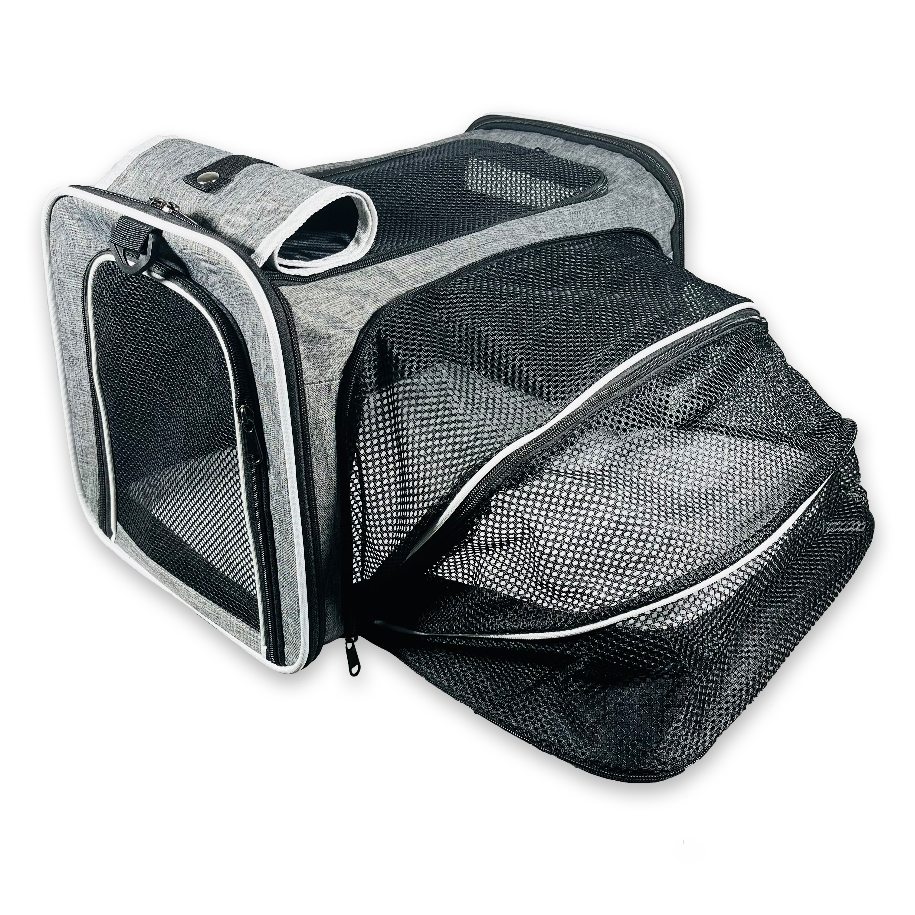 MEISU Tas Kandang Anjing Kucing Expandable Pet Carrier Bag 47x30x31cm - MS45