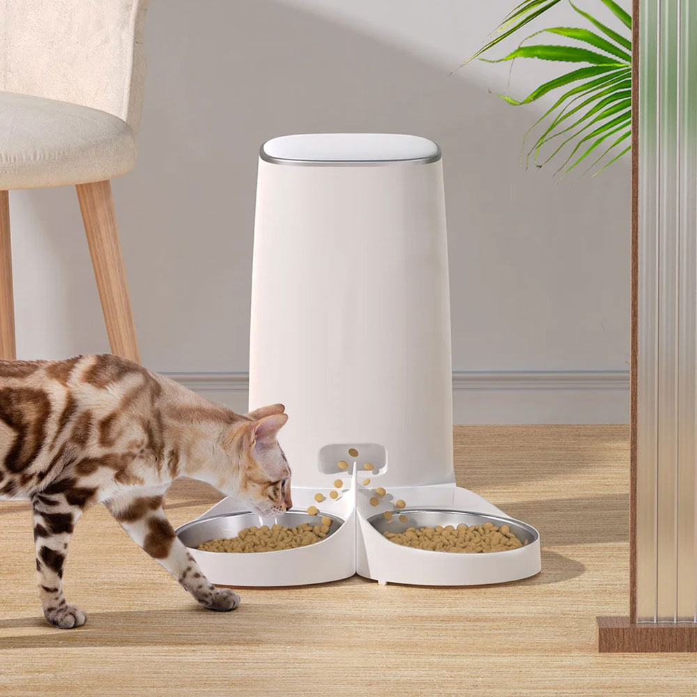 iPetmon Tuya Smart Tempat Makan Hewan Otomatis WIFI Food Dispenser 4L - PTM-001