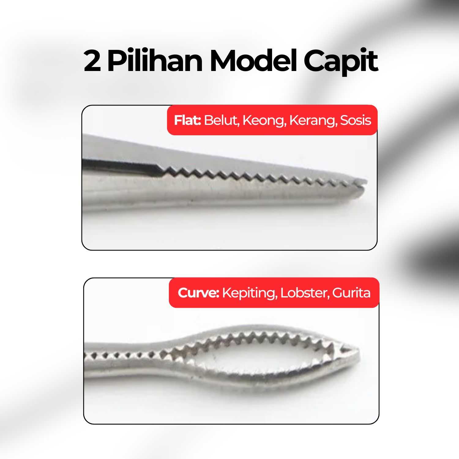 TaffHOME Crab Tongs Gunting Capit Pengambil Kepiting - CT1716 - Gambar 5