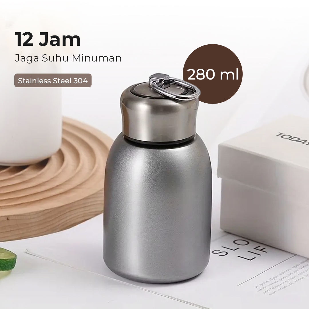 RAZZUM Botol Minum Termos Air Panas Dingin Insulation Bottle 280ml - XPD300