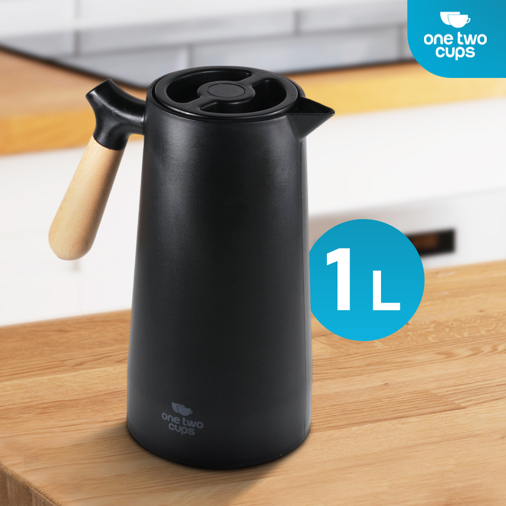 One Two Cups Teko Termos Air Panas Vacuum Jug Flask 1L - LS-029