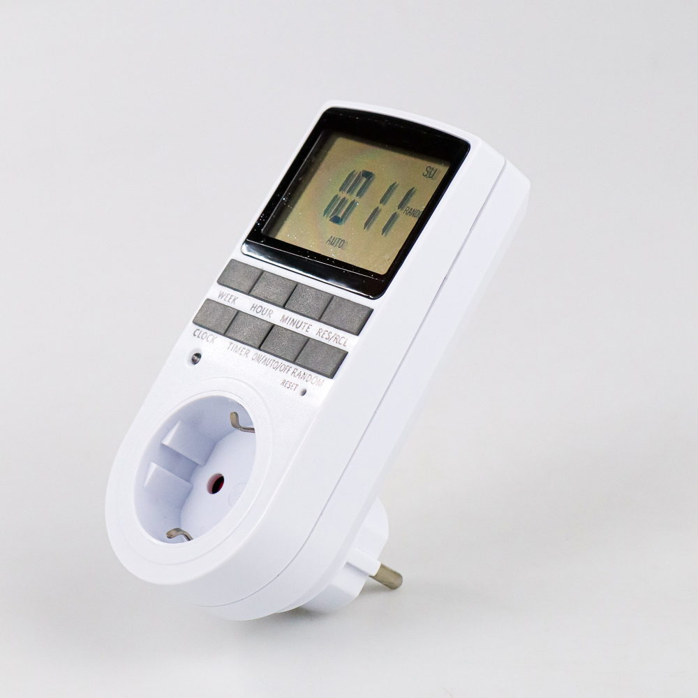 Taffware Stop Kontak Programmable Timer Switch 10 Program 230V/16A - KWE-TM02-EU