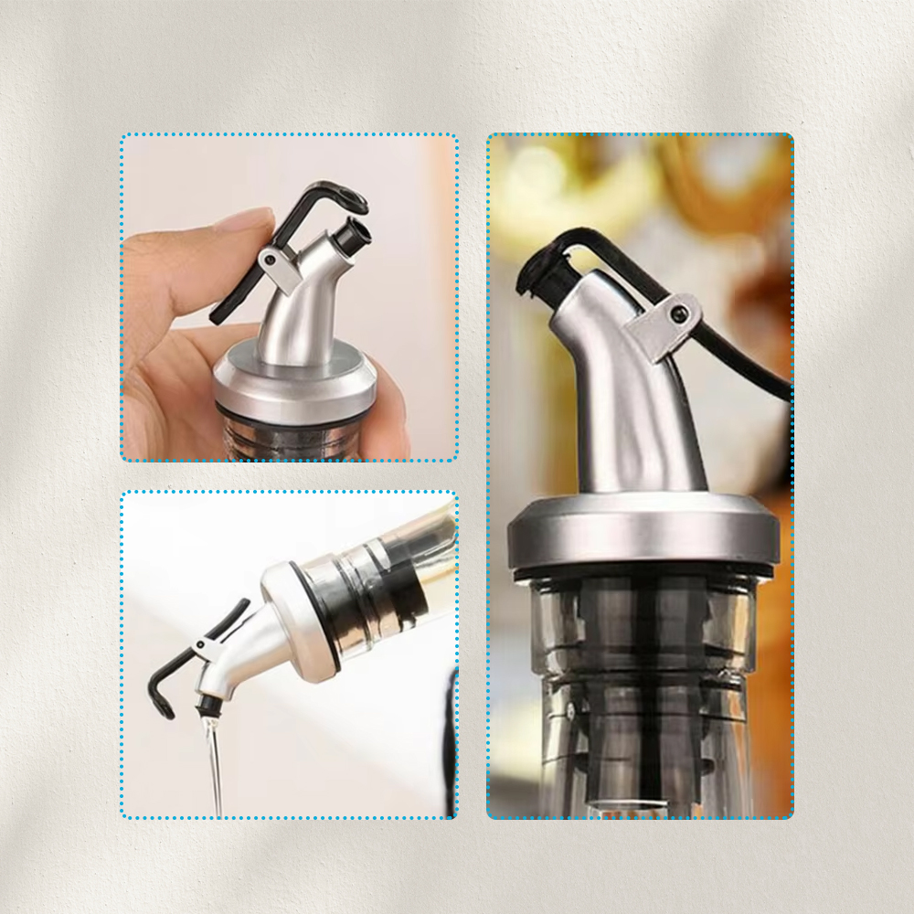 LeePourer Tutup Botol Minyak Olive Oil Vinegar Lock Plug Seal - HE131