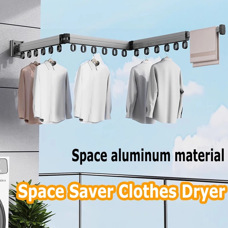 FLOTH Gantungan Baju Jemuran Lipat Three Folding Drying Rack 90cm - F-90