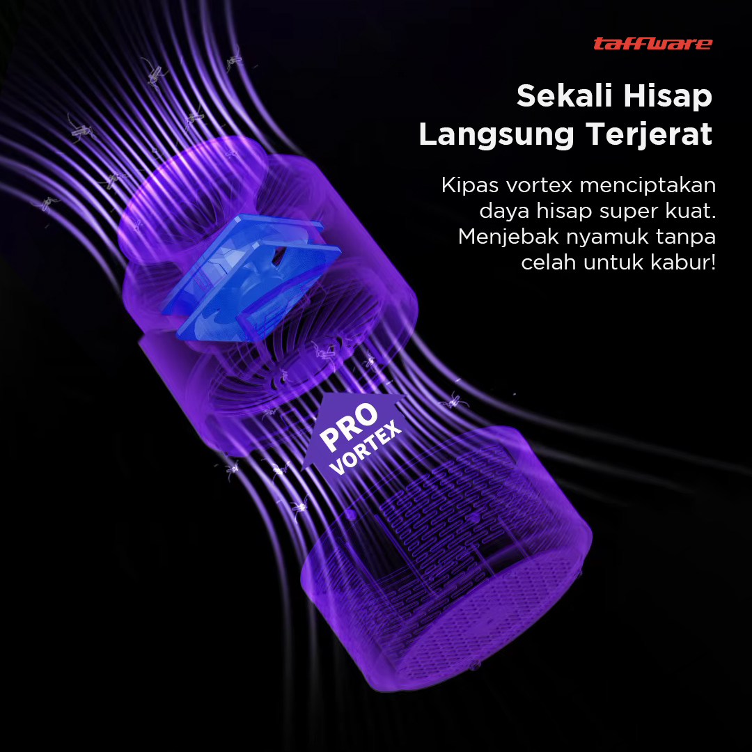 Taffware Perangkap Nyamuk UV LED 3D Bionic Mosquito Repellent - 139