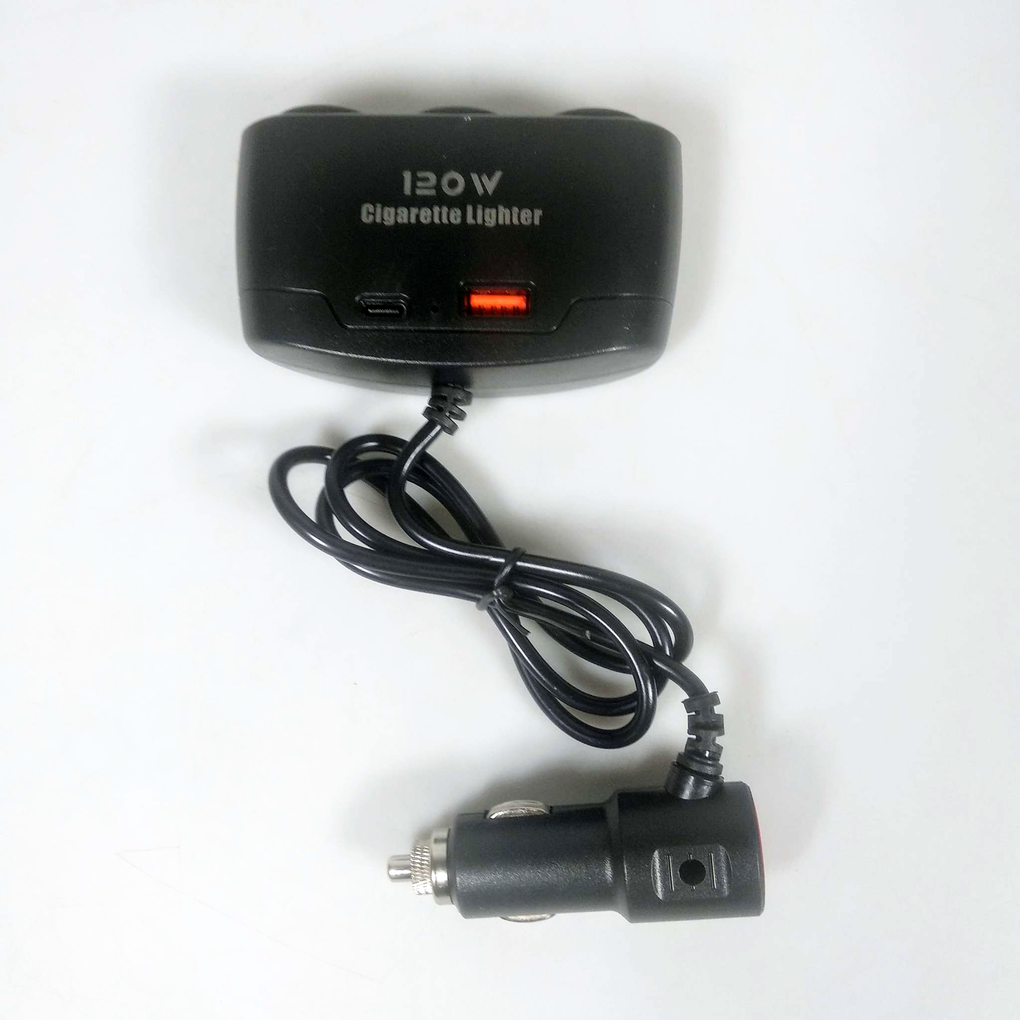 Kebidumei Car Charger Mobil Fast Charging Cigarette Type C USB 120W - D-24