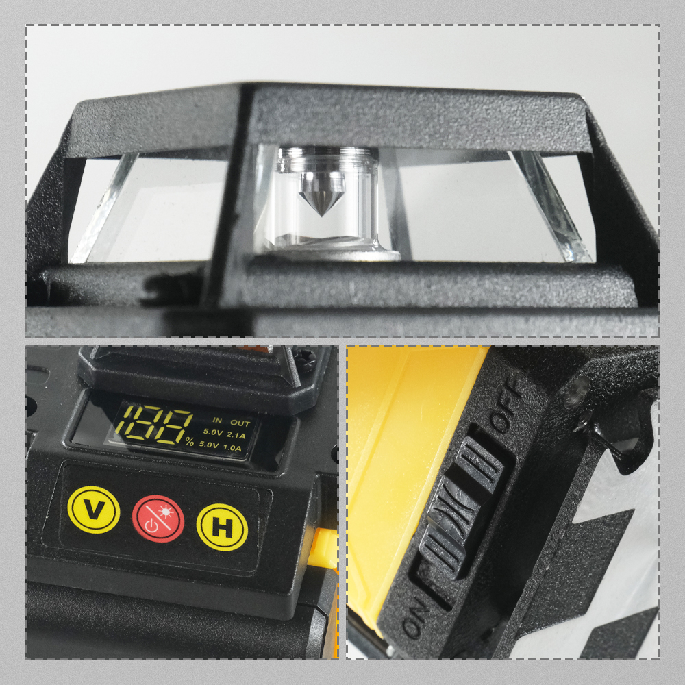 Taffware Laser Level Self Leveling 4D 16 Lines Waterproof with Remote - PR-16A