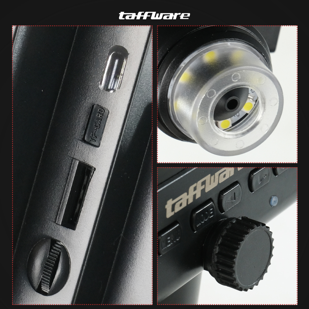 Taffware Mikroskop Digital 3.6MP 600X with Monitor and Fleksibel Stand - G600