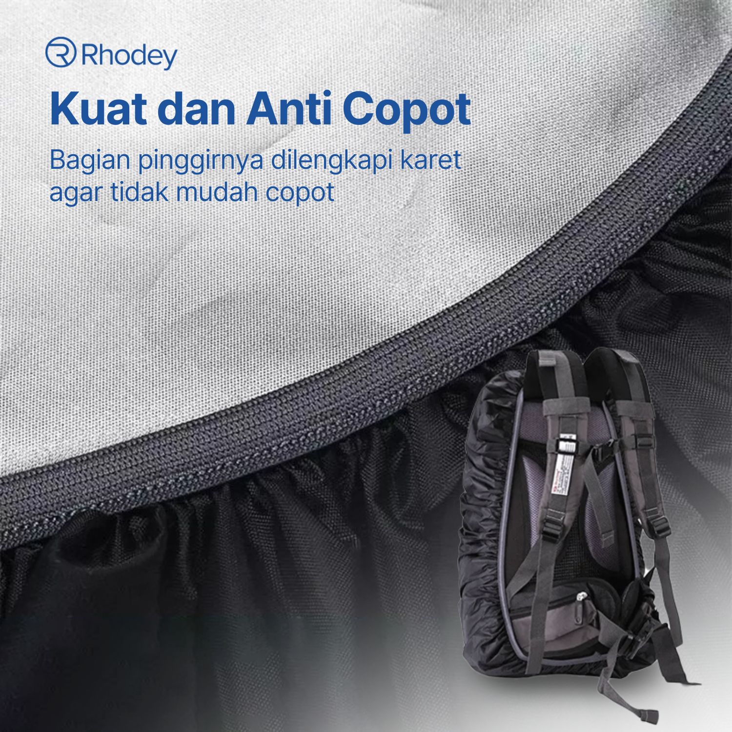 Rhodey Rain Cover Bag Waterproof Universal Jas Hujan Tas Ransel - WB20
