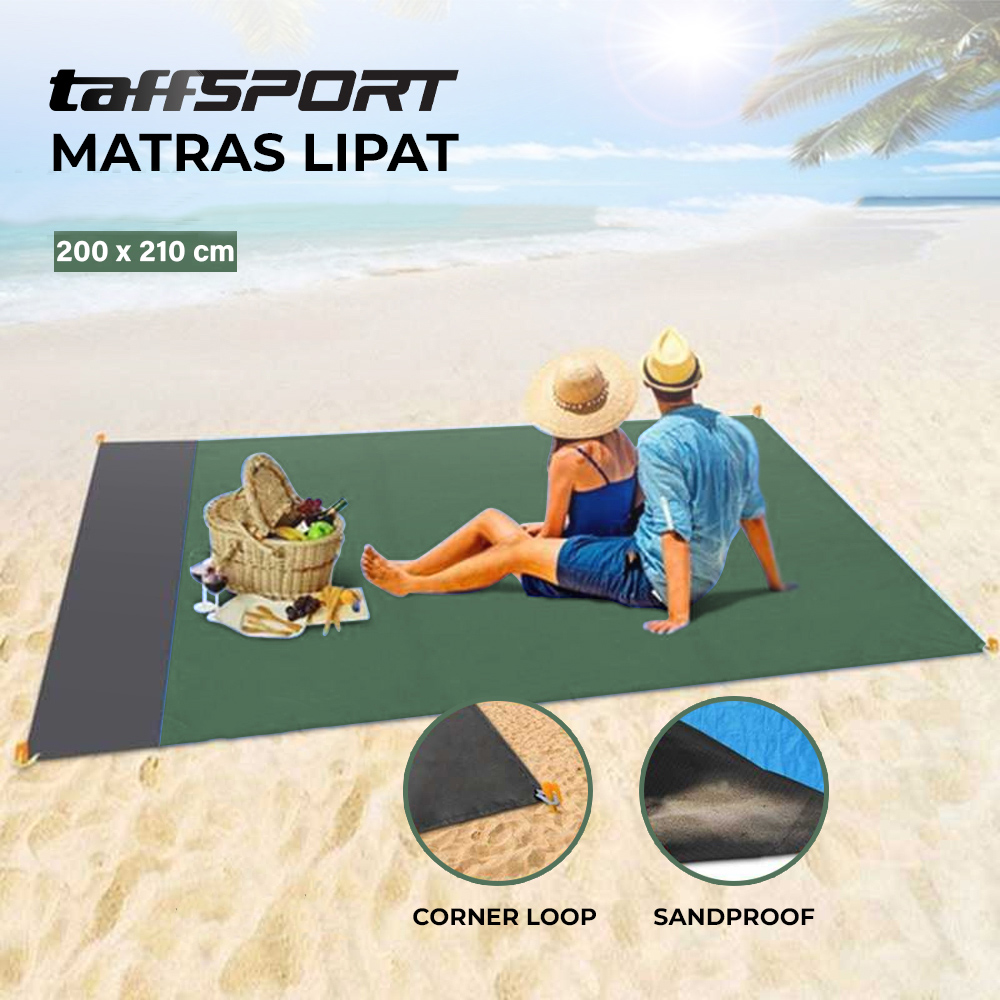 TaffSPORT Tikar Lipat Matras Camping Piknik Mat 200x210cm - FS-008