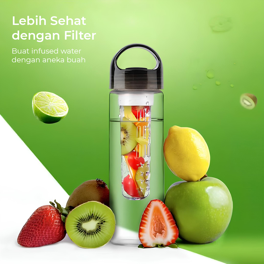TRITAN Botol Minum Infuser Tritan BPA Free 700ml - HS668