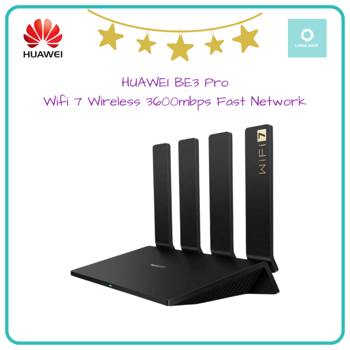 Jual HUAWEI BE3 PRO WiFi Router - 2.5G WiFi 7 3600Mbps Mesh