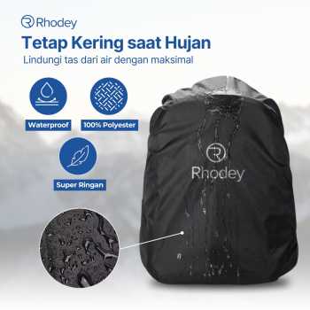 Rhodey Rain Cover Bag Waterproof Universal Jas Hujan Tas Ransel - WB20