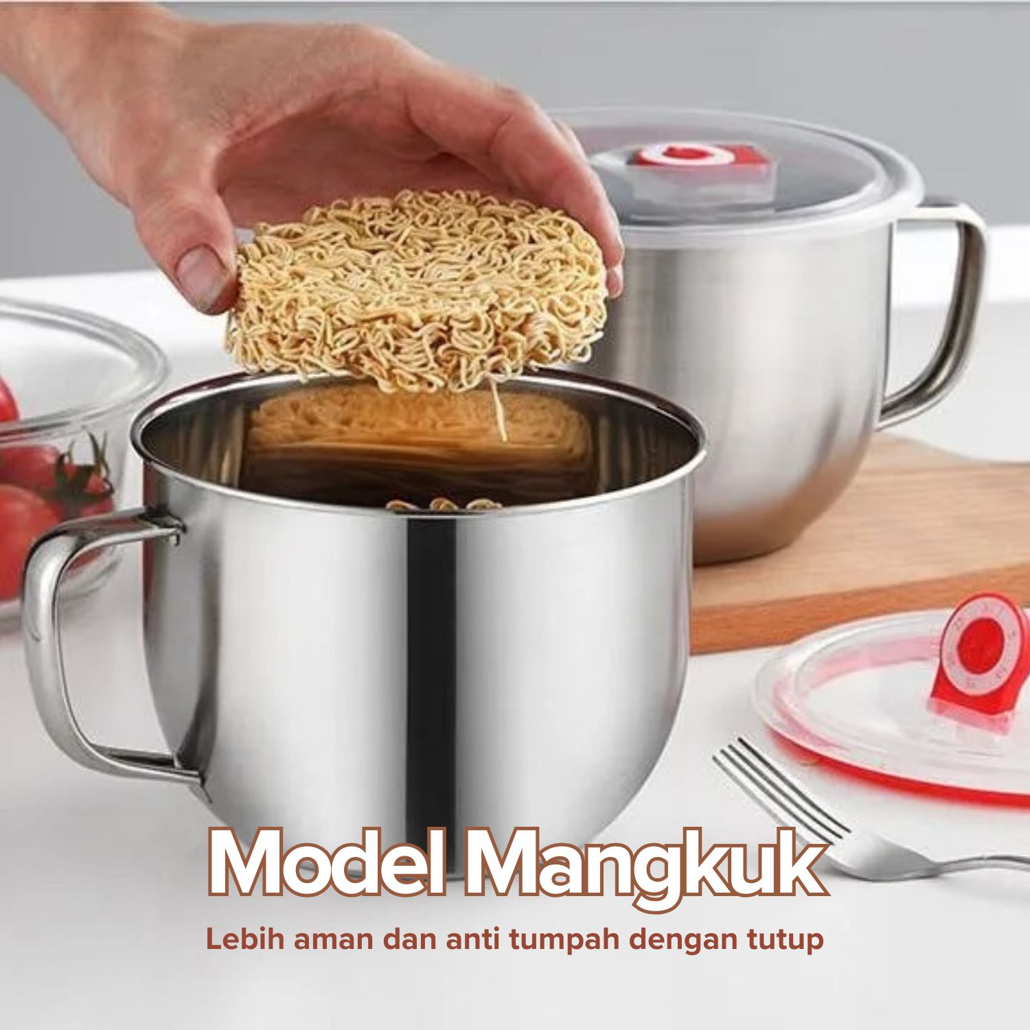 CIQ Kotak Makan Lunch Box Bowl Stainless Steel 201 - C201