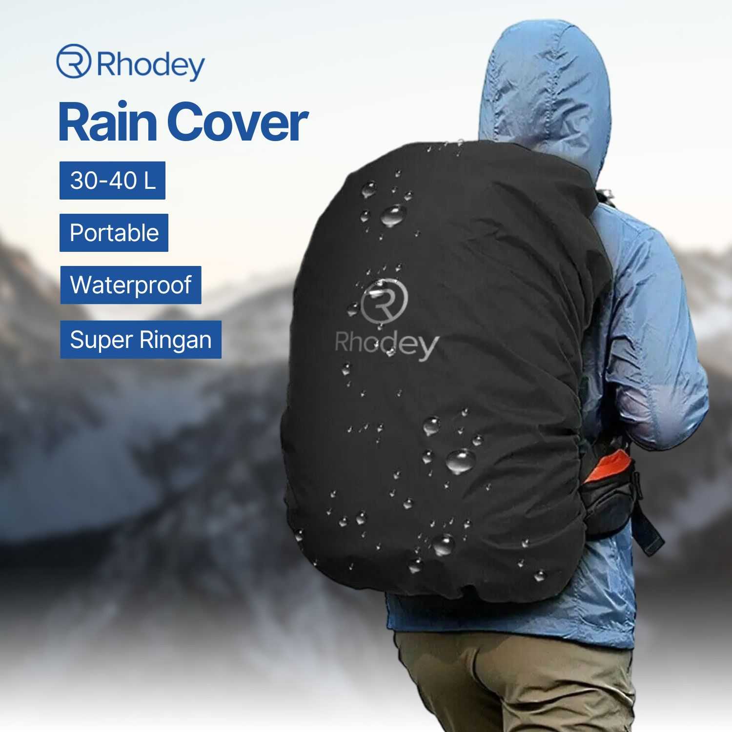 Jual Rhodey Rain Cover Bag Waterproof Universal Jas Hujan Tas