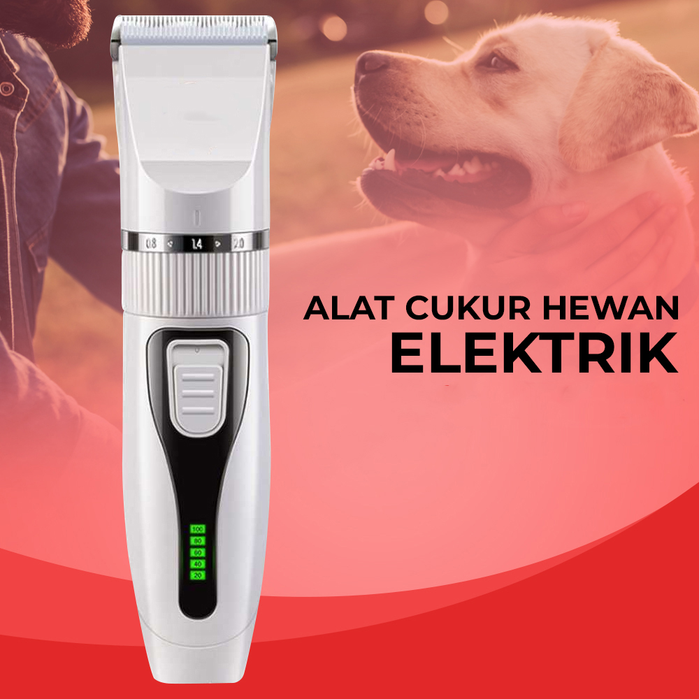 BaoRun Alat Cukur Elektrik Bulu Hewan Anjing Pet Grooming Recharge - HSK002