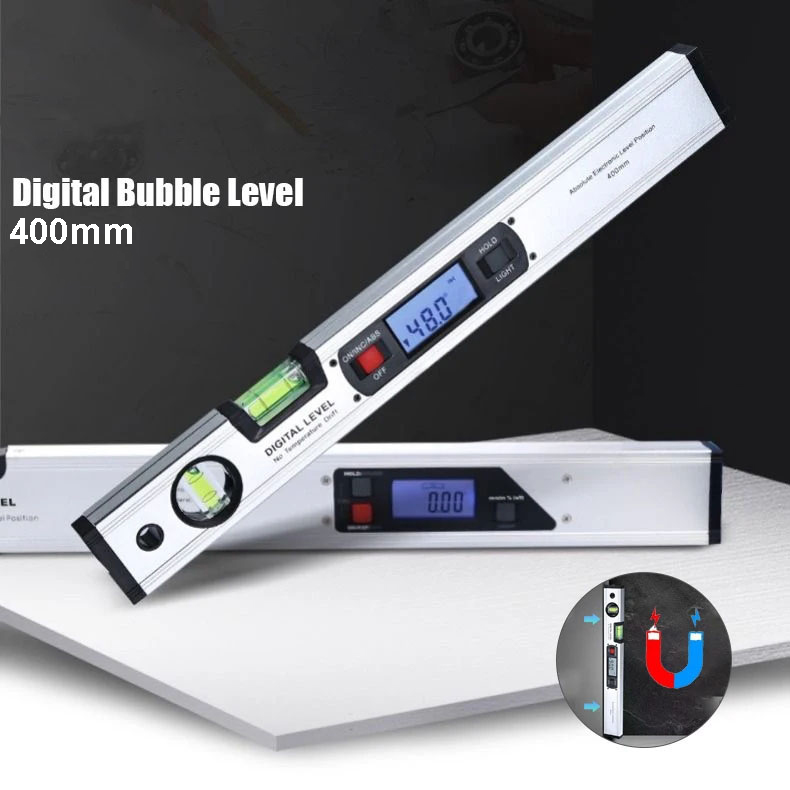 Kaisi Waterpass Inclinometer Digital Level 90 Degree 400mm Magnetics