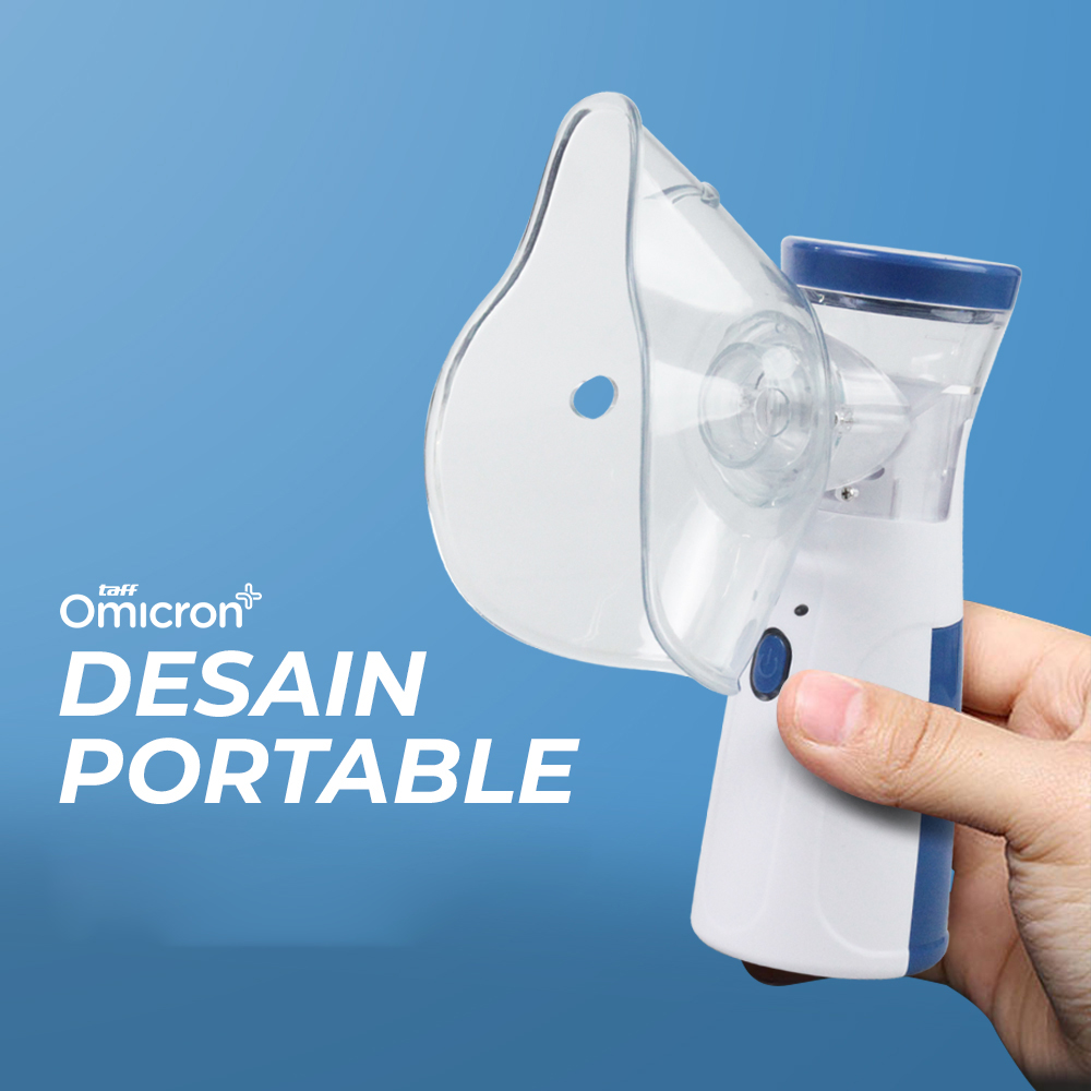 TaffOmicron Alat Terapi Pernapasan Handheld Inhaler Nebulizer Machine - JSL-W302