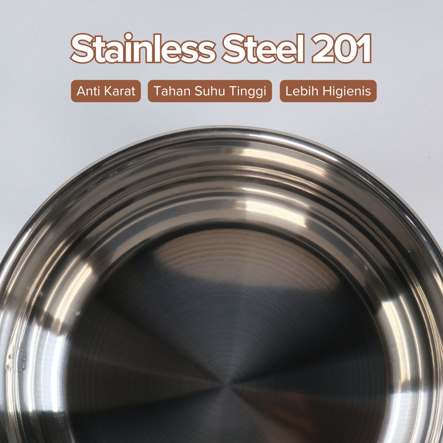CIQ Kotak Makan Lunch Box Bowl Stainless Steel 201 - C201