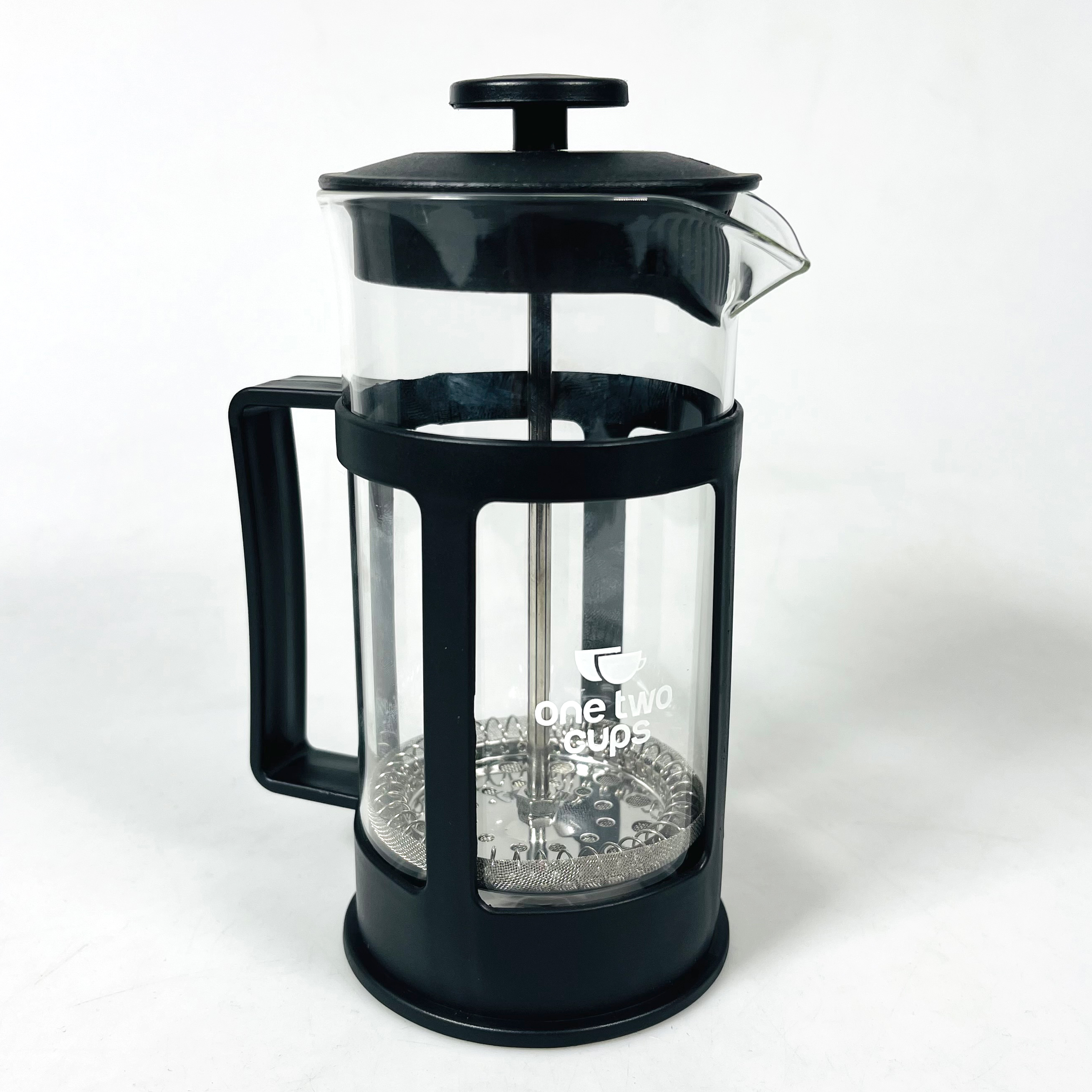 One Two Cups French Press Plunger Coffee Maker Pot - KG73I