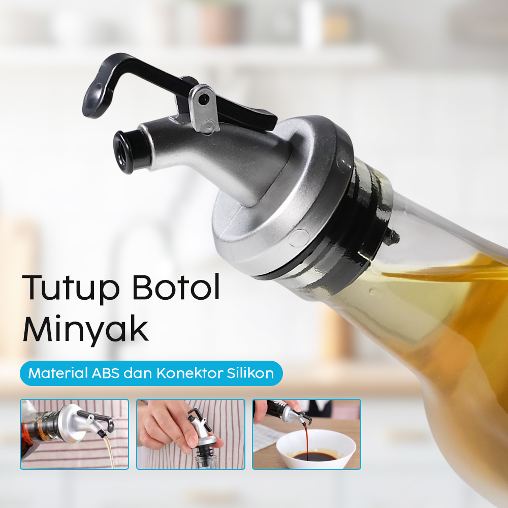 LeePourer Tutup Botol Minyak Olive Oil Vinegar Lock Plug Seal - HE131