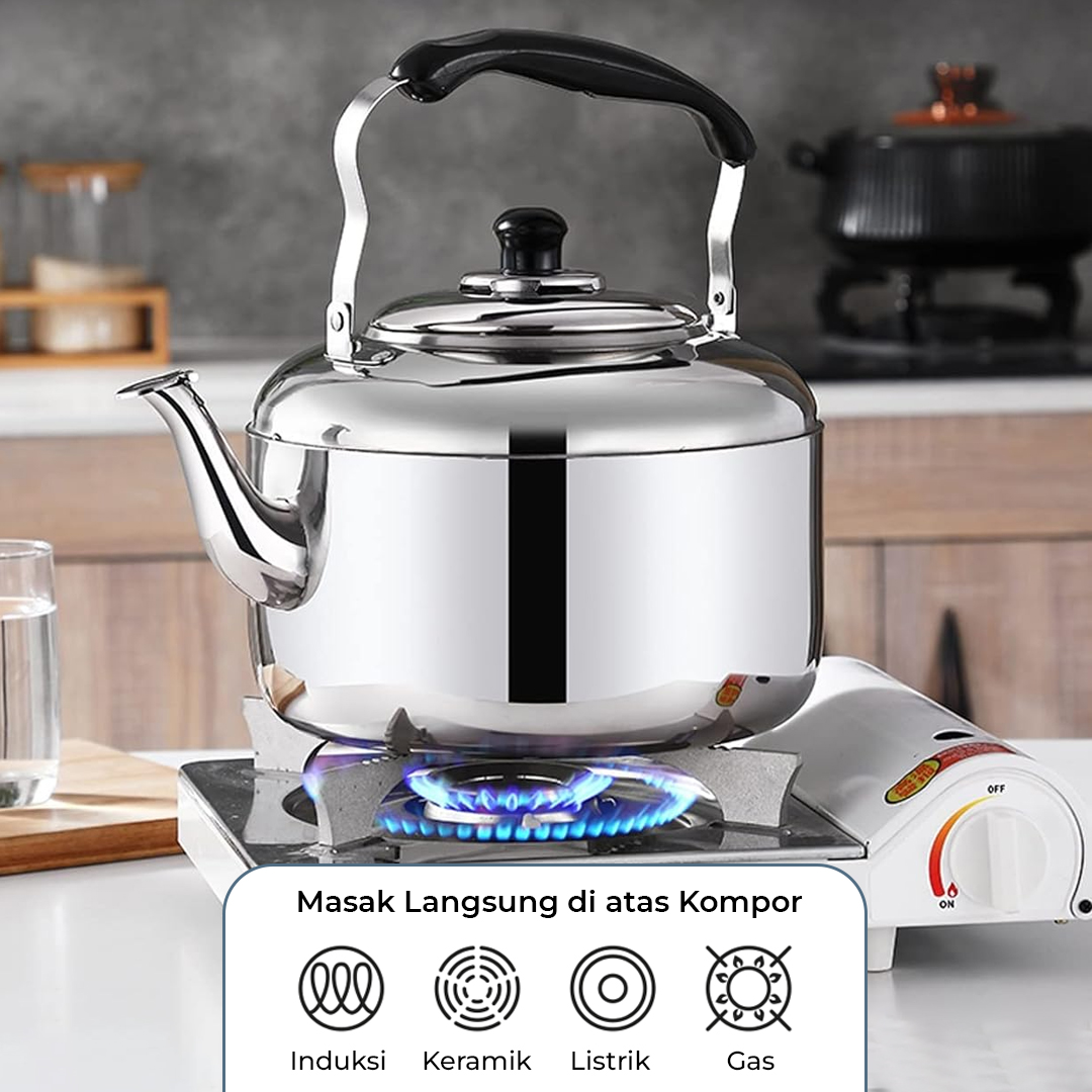 CHUANGYI Teko Air Panas Stainless Steel Water Kettle 7.5L - L031