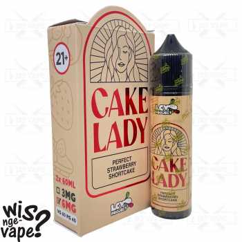 Cake Lady Strawberry Shortcake 60ml - Liquid Vape By LCV Juice