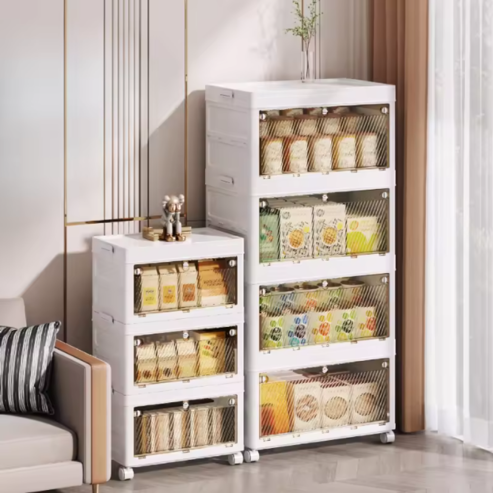 FOLODA Lemari Plastik Multifungsi Minimalist Plastic Storage Cabinet - FD698
