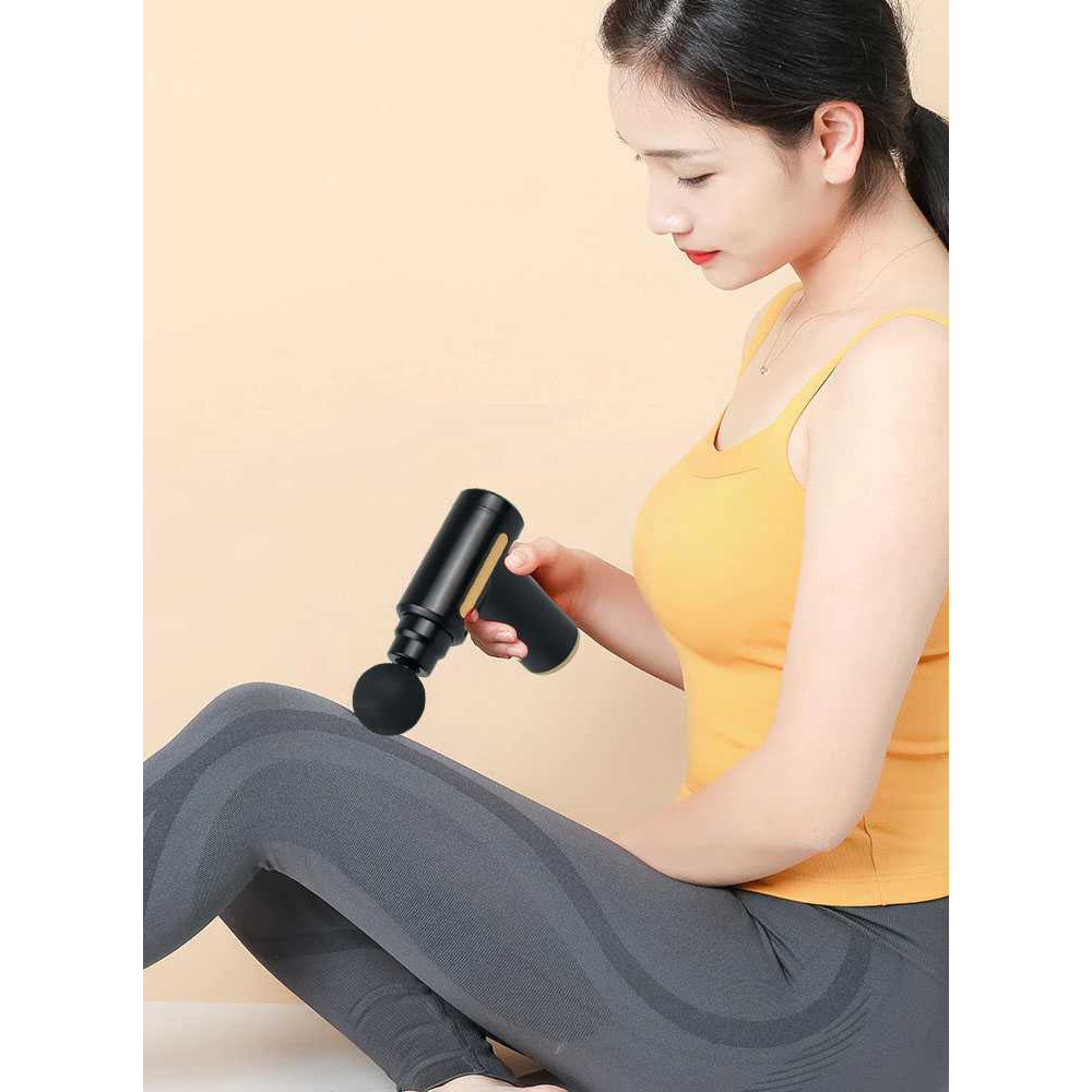 PASSCOOL Alat Pijat Elektrik Punggung Tangan Massage Gun Ver Button - PL08