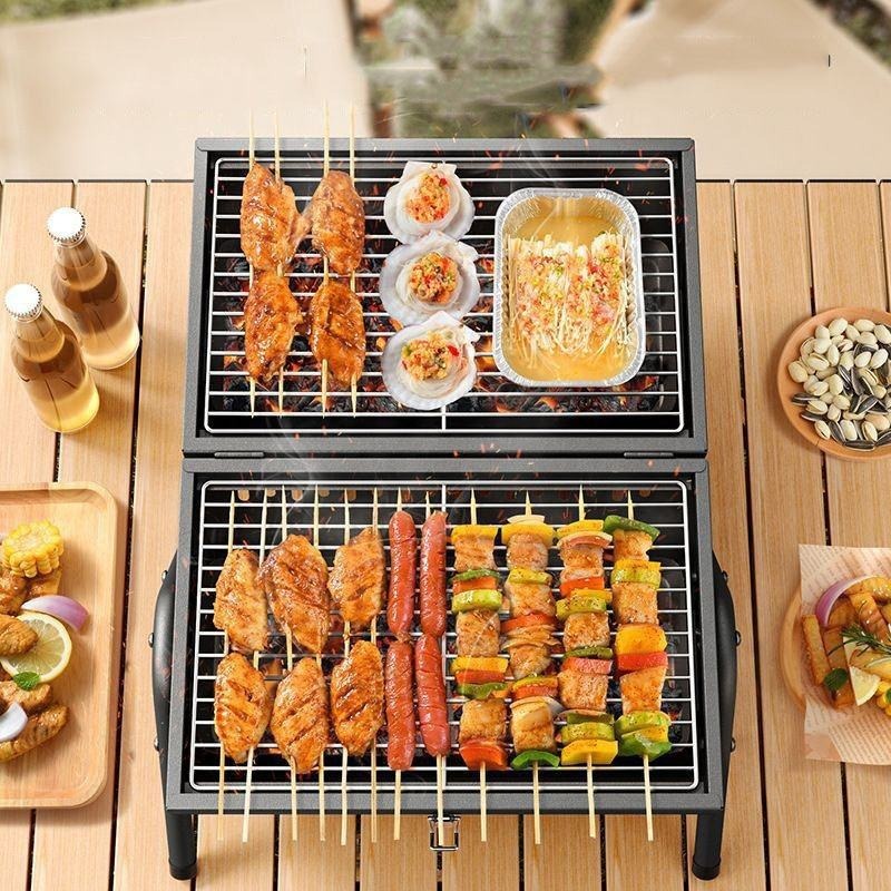 Xbess Alat Panggang Arang Portable BBQ Outdoor Grill Stove - K-707
