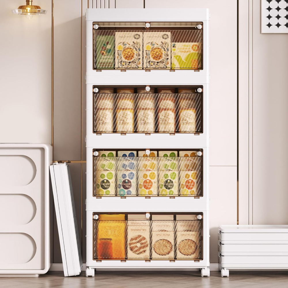 FOLODA Lemari Plastik Multifungsi Minimalist Plastic Storage Cabinet - FD698