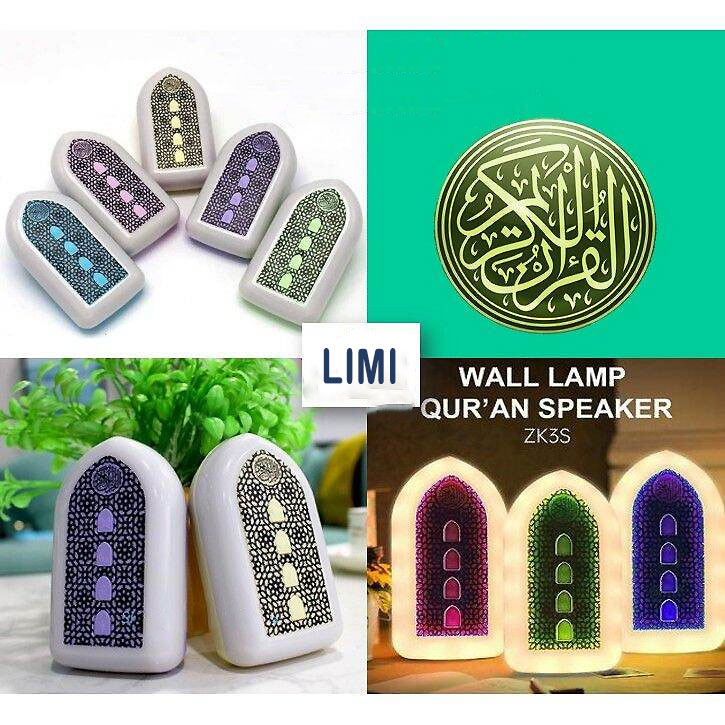 LIMI Speaker Zikir Murottal Al-Quran Portable with LED - ZK3S