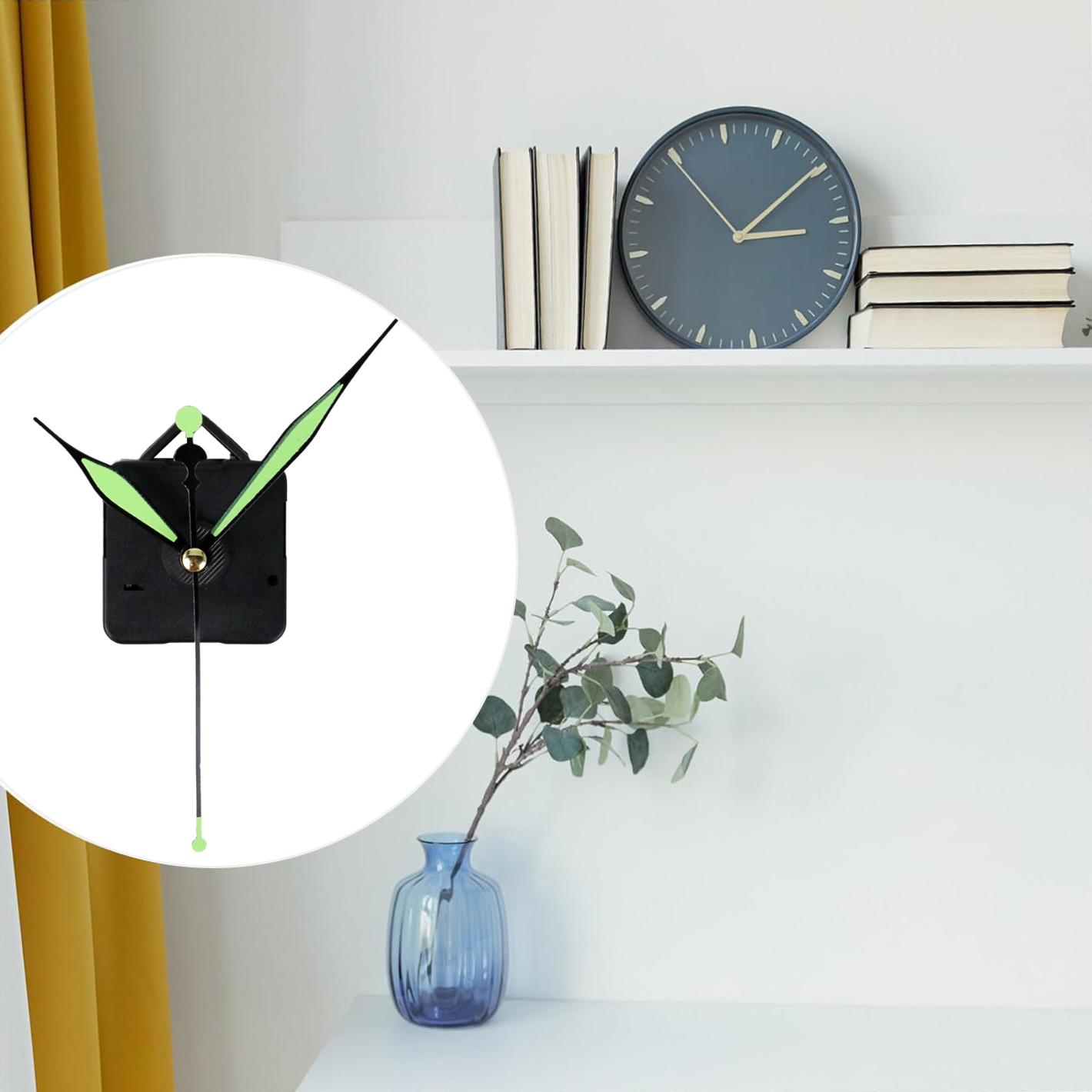 Mesin Jam Dinding DIY Replacement Silent Movement Quartz Clock - 5168-S