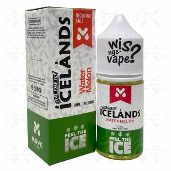 Icelands Watermelon 30ml - Salt Nic Liquid Vape By Move Juice