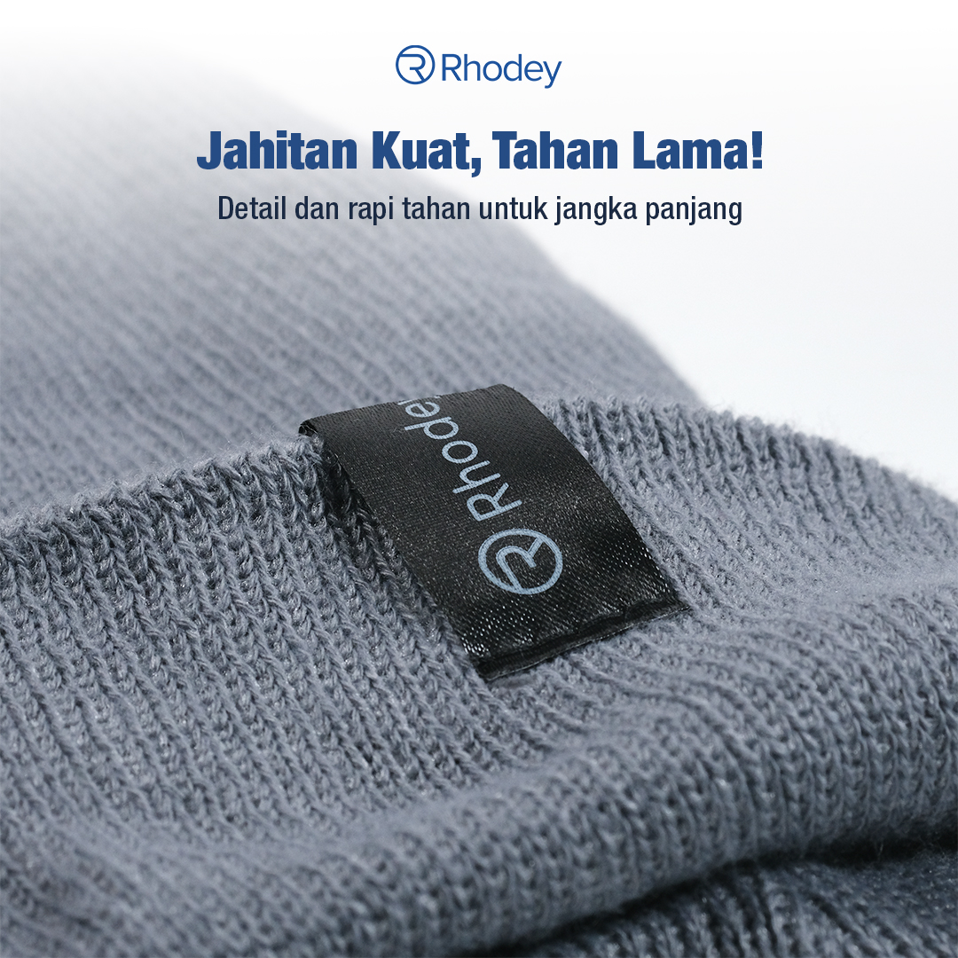Rhodey Topi Kupluk Rajut Pria Wanita Polyester Beanie Hat Winter - EC002
