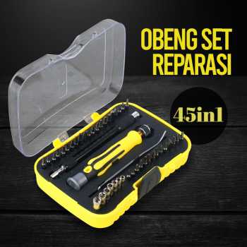 Obeng Set Reparasi Profesional 45in1 CR-V untuk HP Laptop Elektronik - 6093