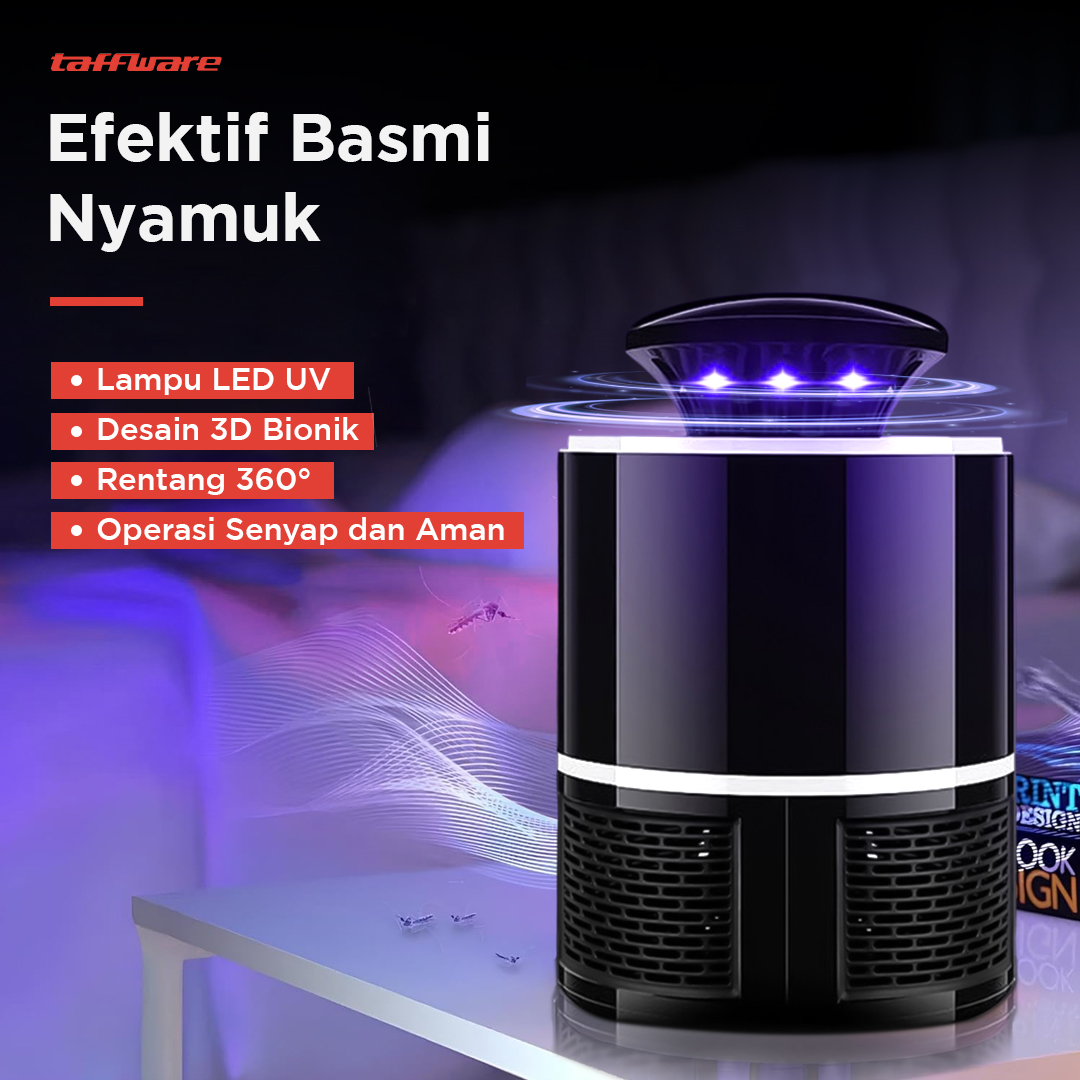 Taffware Perangkap Nyamuk UV LED 3D Bionic Mosquito Repellent - 139