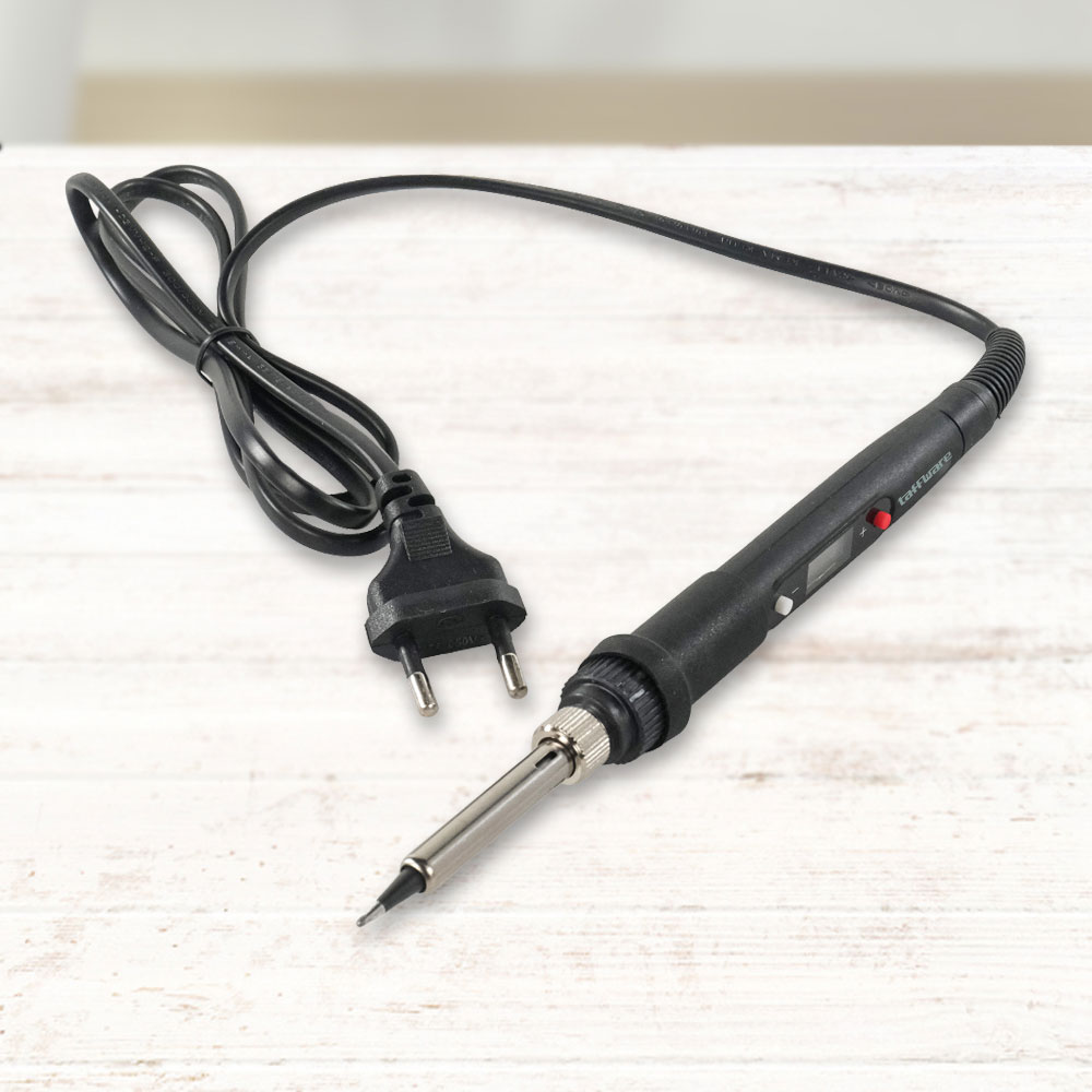 Taffware Electric Solder Adjustable Temperature LCD 80W 220V - 908S