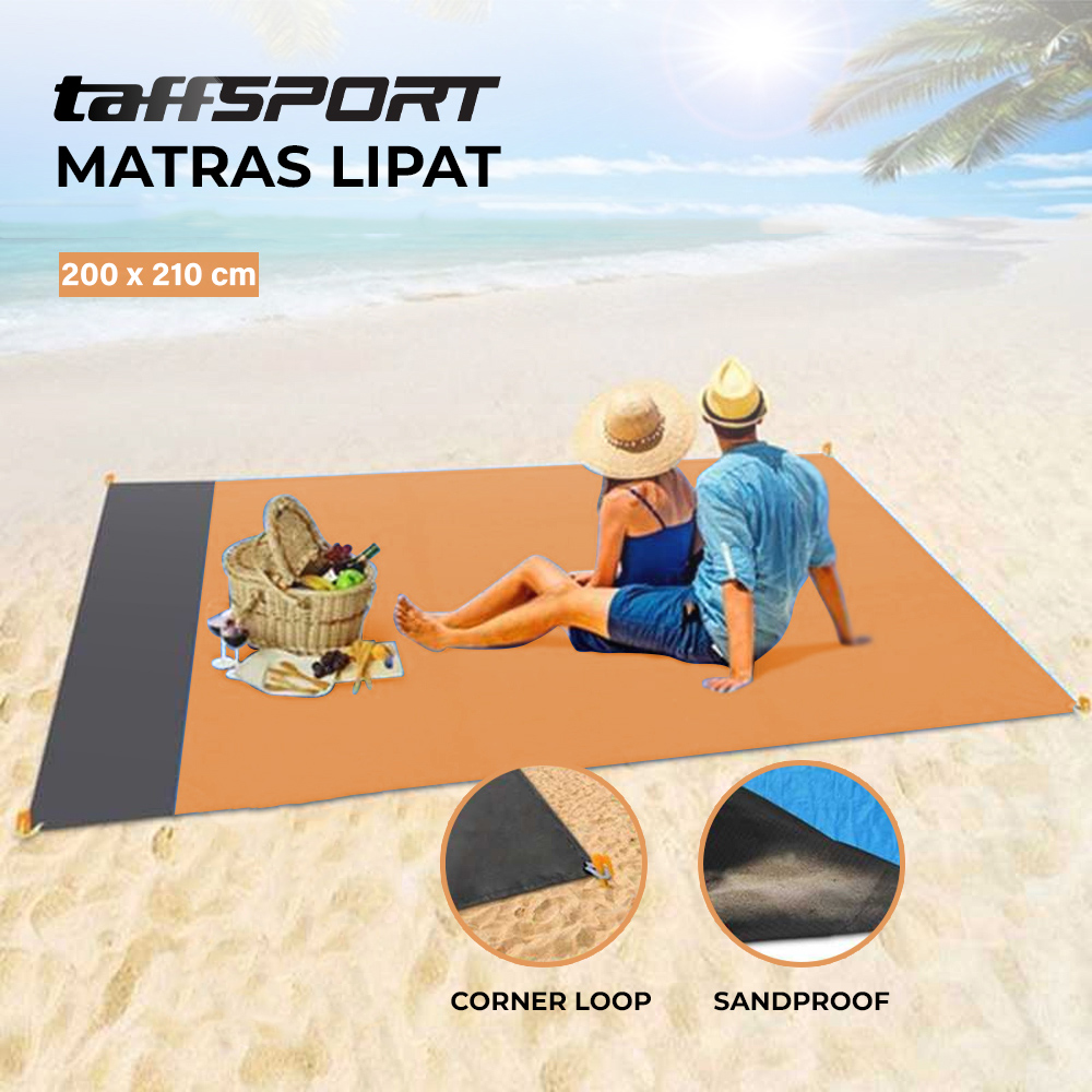 TaffSPORT Tikar Lipat Matras Camping Piknik Mat 2x2.1M - FS-008