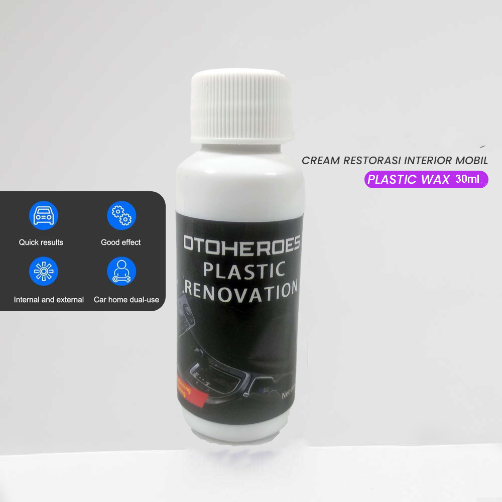 OTOHEROES Cream Restorasi Interior Mobil Plastic Wax 30ml - JMI30