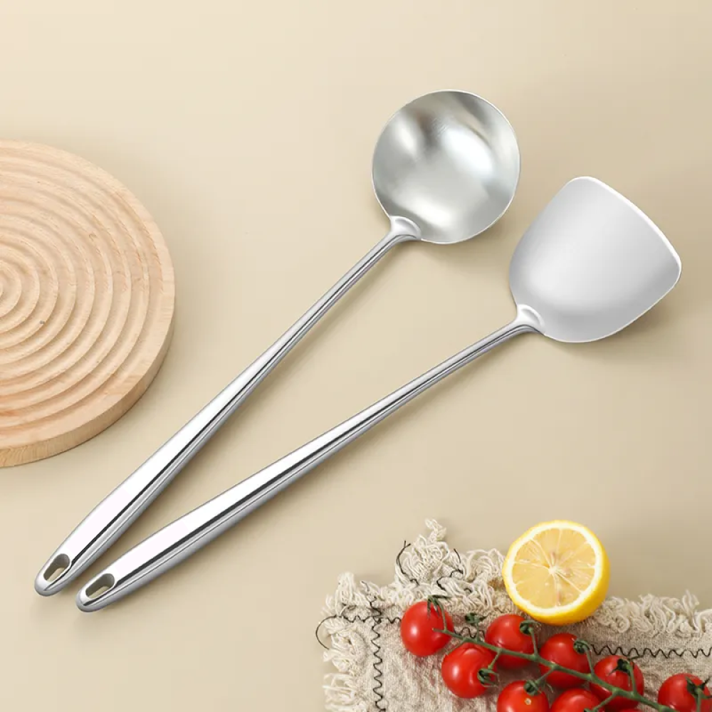 Huohou Sendok Sayur Centong Sup Long Handle Soup Ladle Stainless Steel - HU0167