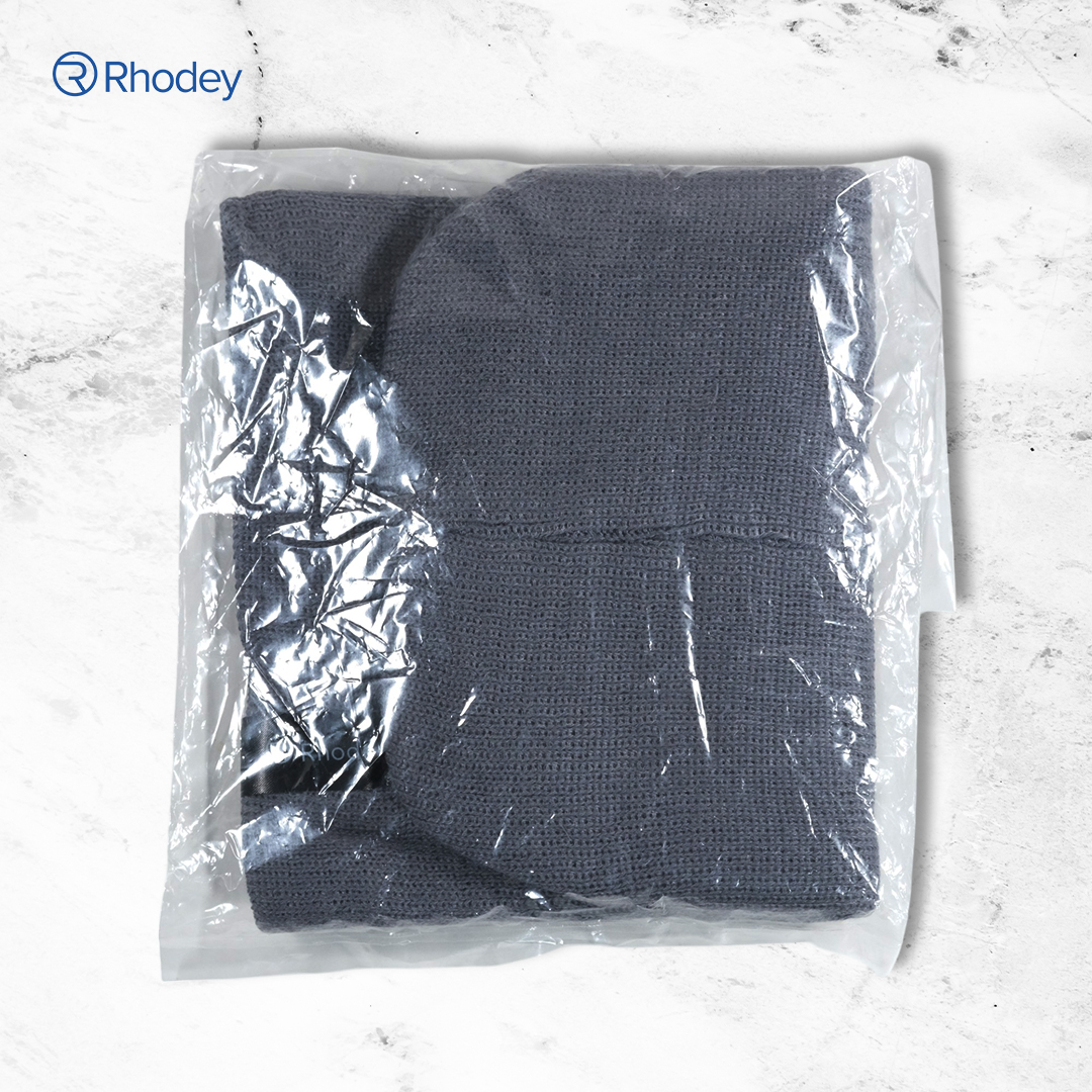 Rhodey Topi Kupluk Rajut Pria Wanita Polyester Beanie Hat Winter - EC002