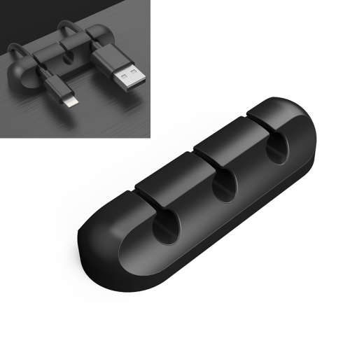 TaffGEAR Klip Kabel Adhesive Organizer Silicone Cable Clip - KR-8006