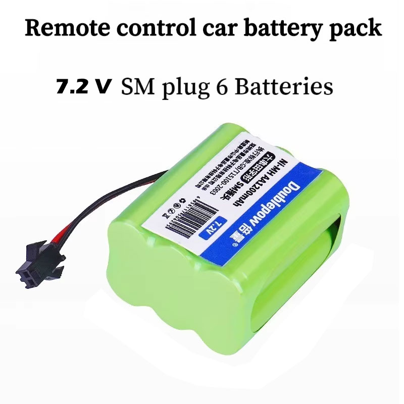 Doublepow Baterai Pack RC Toy DIY Battery AA Ni-MH SM Plug 1200mAh - TZ1200