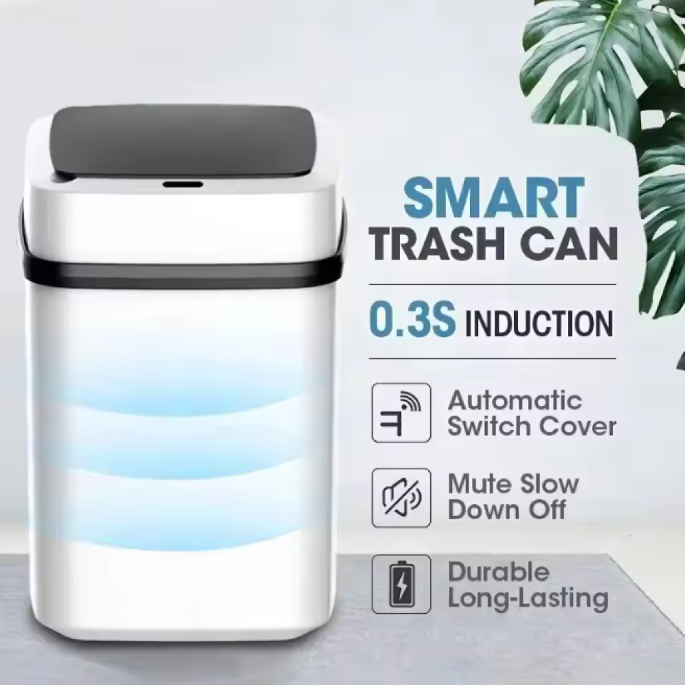GYLJT Tempat Sampah Smart Trash Can Motion Sensor Dustbin 13L - GYLJT-13