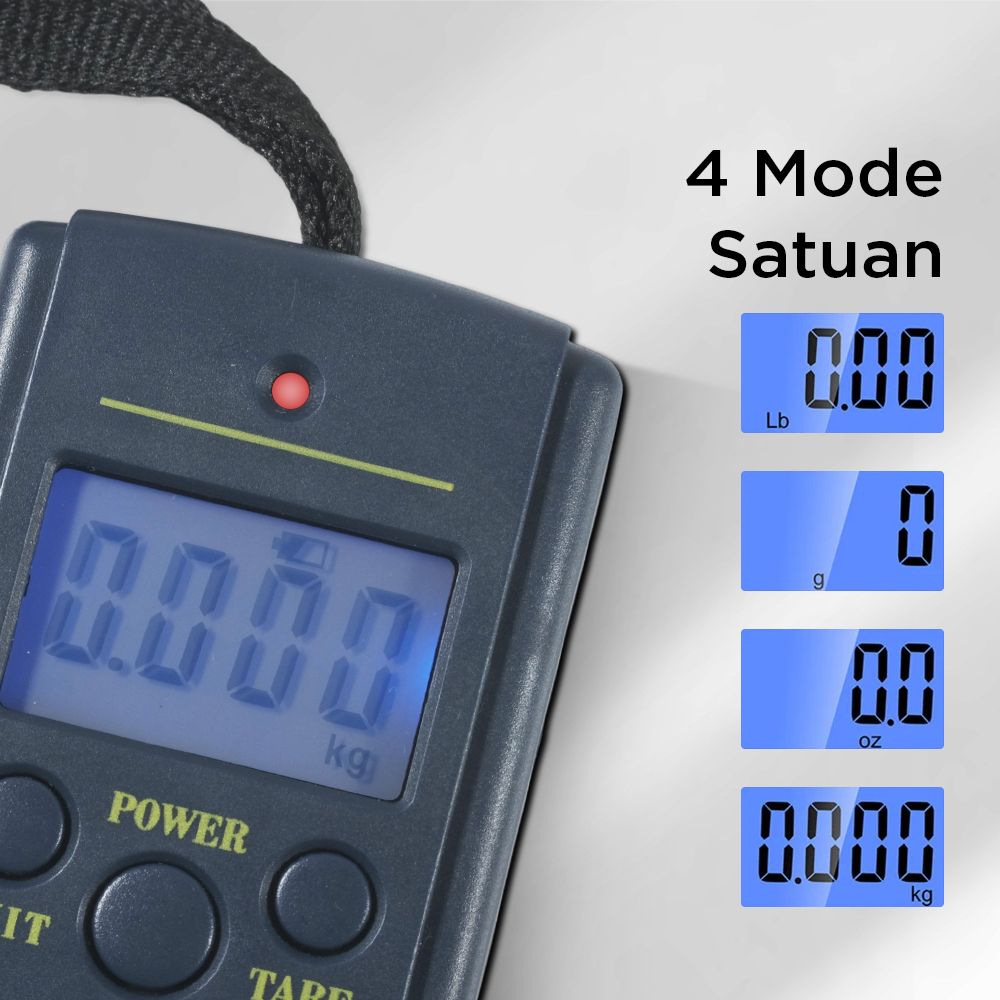 Vastar Timbangan Koper Tas Gantung Digital Scale 40kg 0.001kg - OCS-3