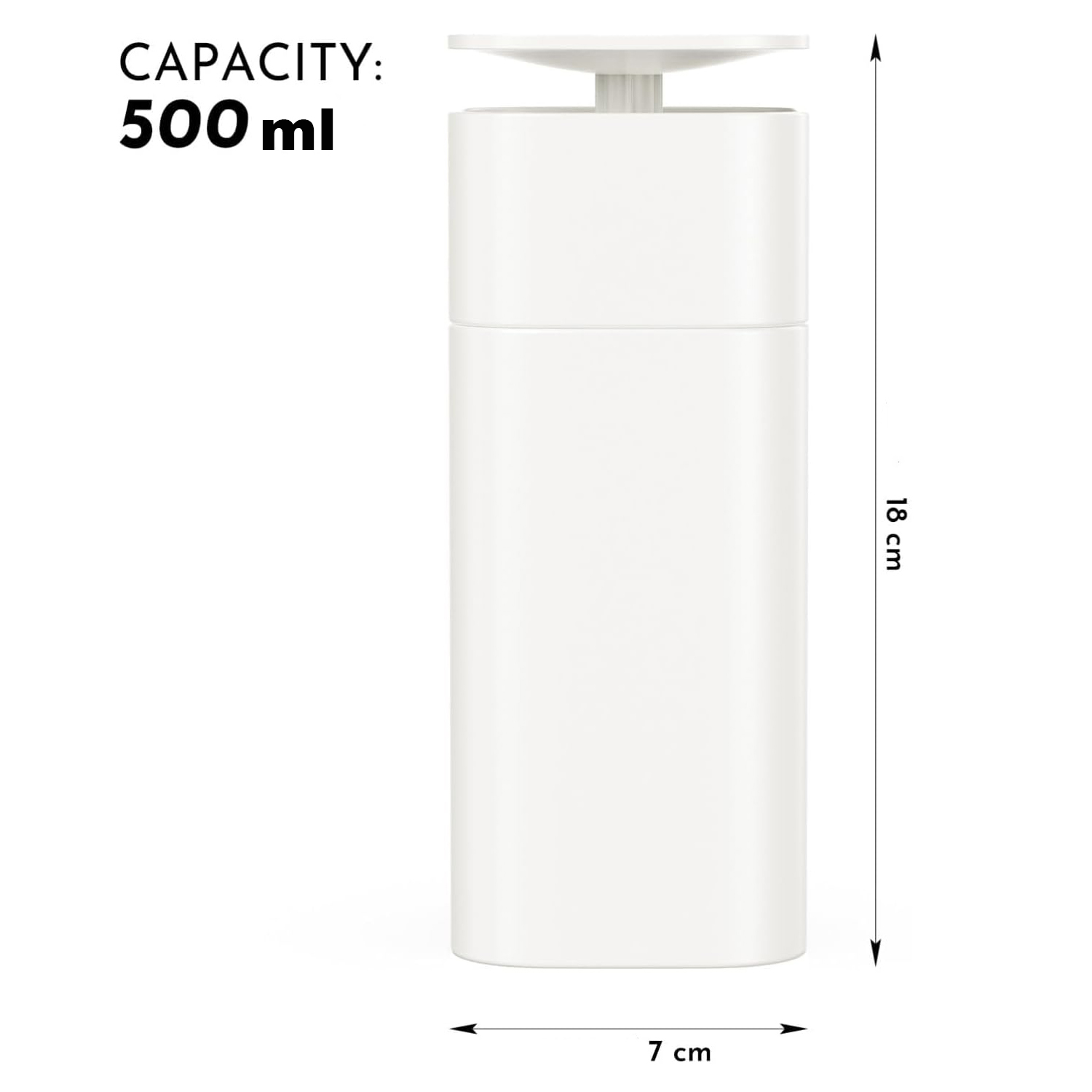 Garren Dispenser Sabun Cuci Piring Hand Press Liquid Soap Box 500ml - AE-4512